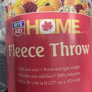 Rite Aid Home Pair of Fleece Throw.